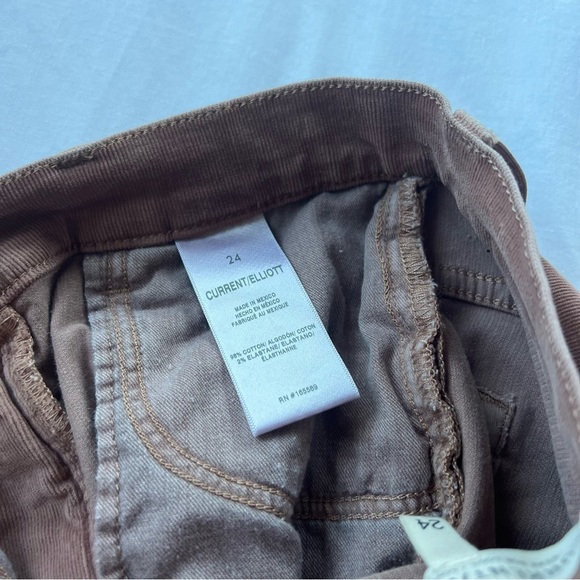 NEW! Current/Elliott The Side Street Flare Corduroy Pants 9945 - Picture 7 of 12